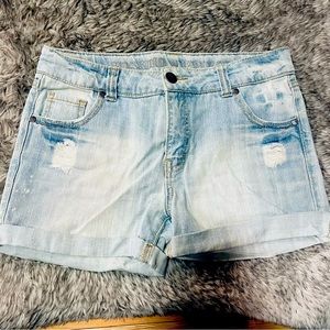 Mossimo cuffed jean shorts